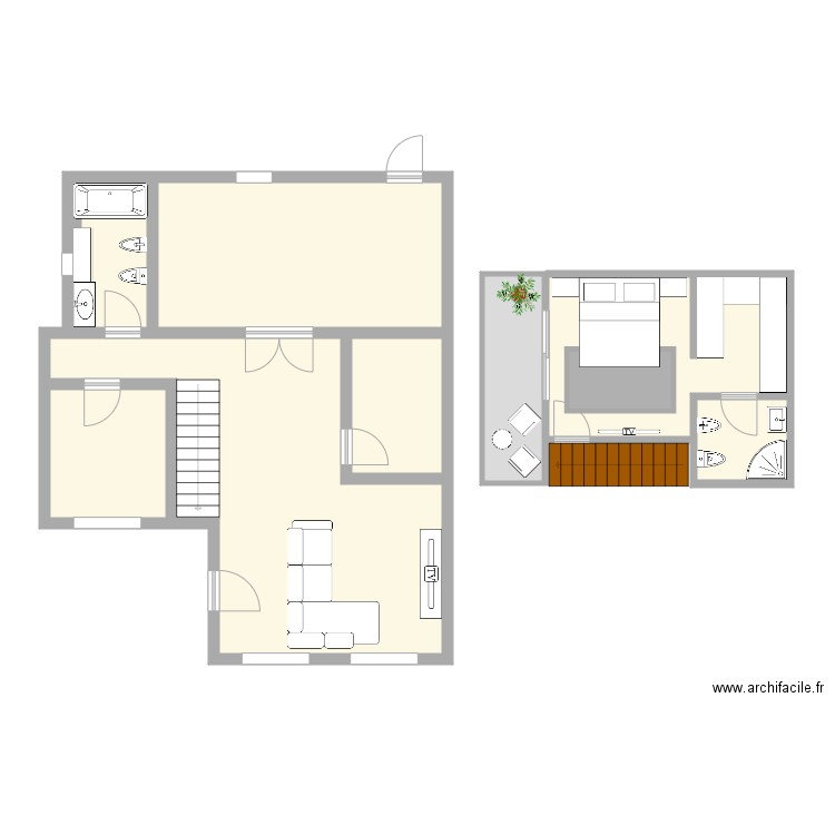 Plano sin muebles. Plan de 0 pièce et 0 m2