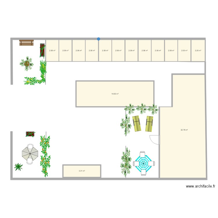 cour interieure 5. Plan de 0 pièce et 0 m2