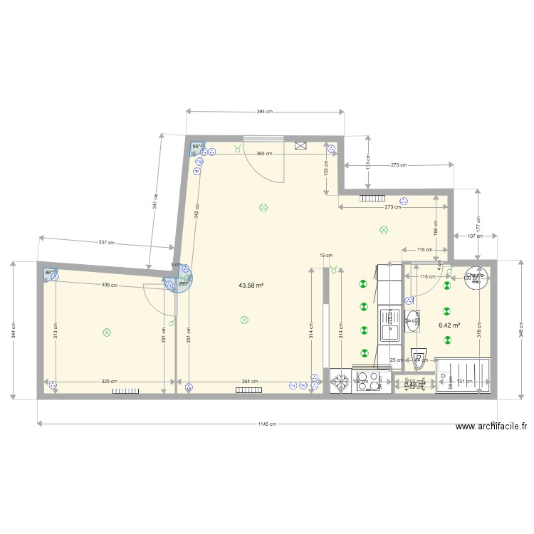 PLAN T2 MEUDON 20181129. Plan de 0 pièce et 0 m2