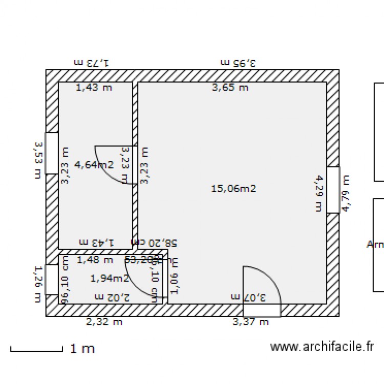 chambre elevation 4. Plan de 0 pièce et 0 m2