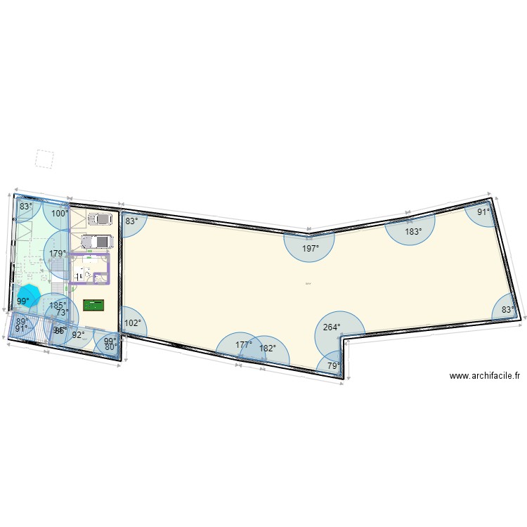 hikma1. Plan de 6 pièces et 930 m2