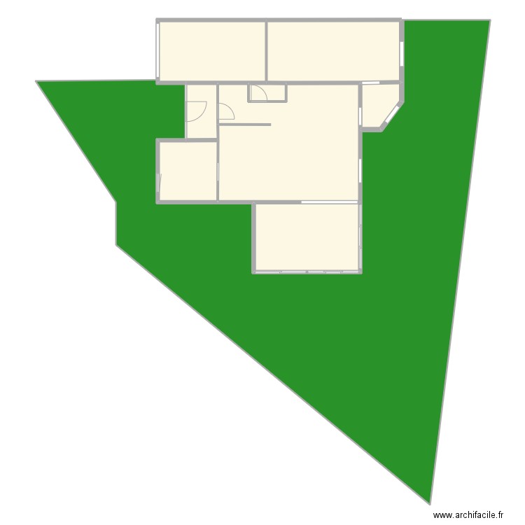 Maison RDC. Plan de 0 pièce et 0 m2