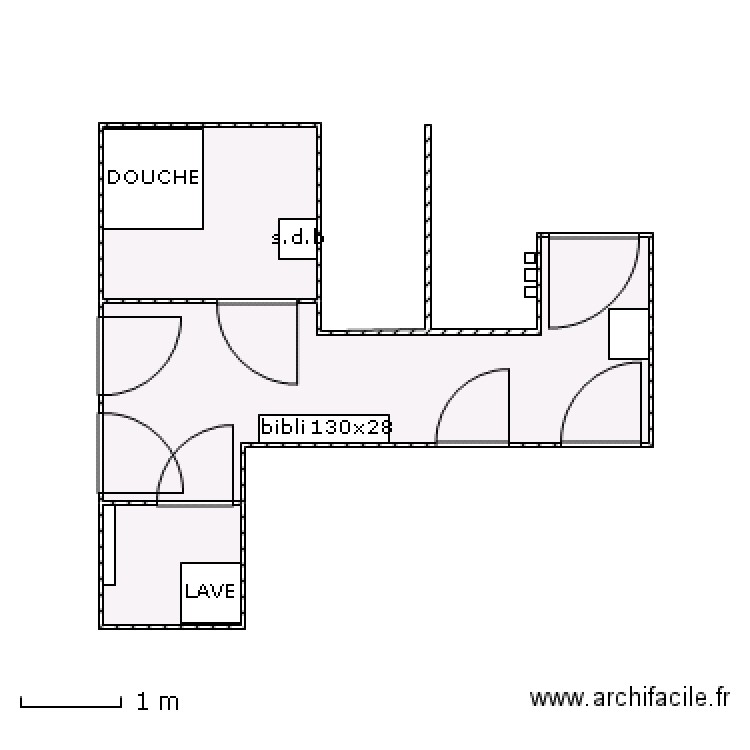 COULOIR. Plan de 0 pièce et 0 m2