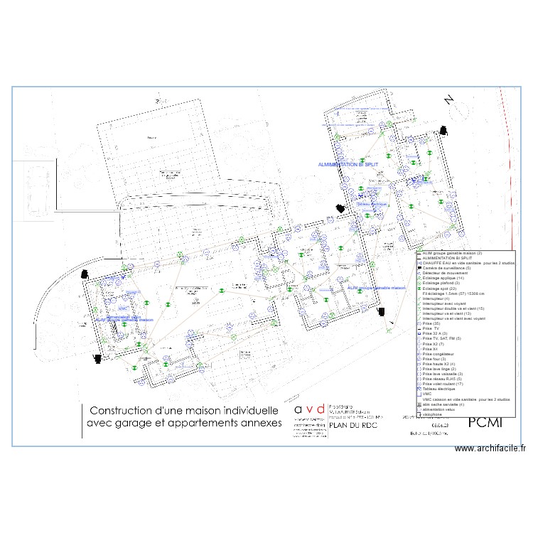 plan elec. Plan de 0 pièce et 0 m2