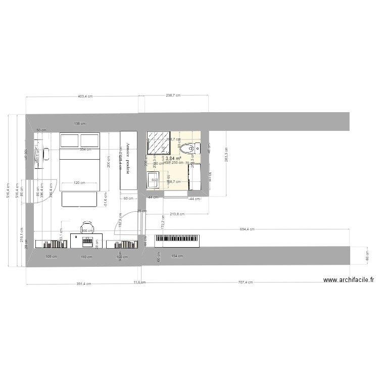 Maison 1er niveau. Plan de 0 pièce et 0 m2