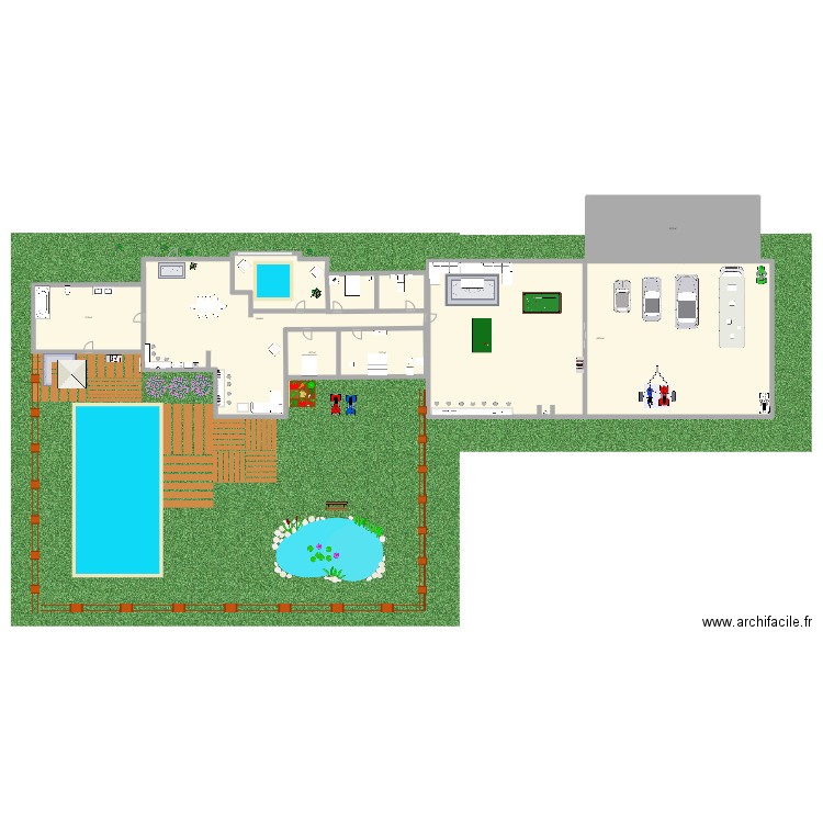 Mon projet MAT1L. Plan de 6 pièces et 832 m2