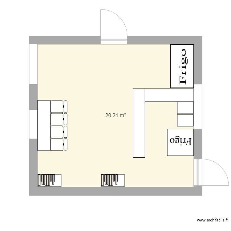 Boutique. Plan de 0 pièce et 0 m2