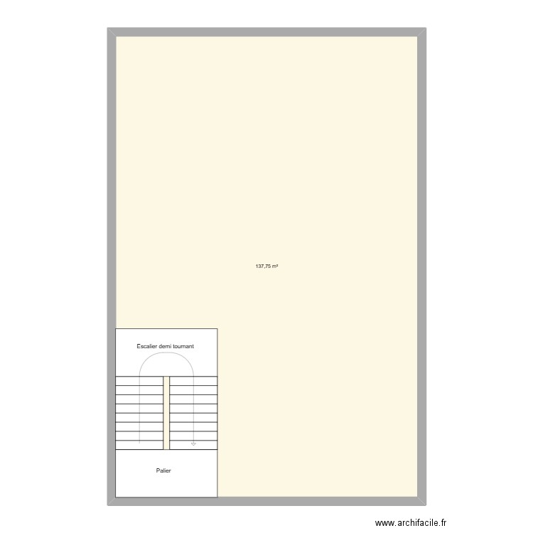 Maison 150m2. Plan de 1 pièce et 138 m2