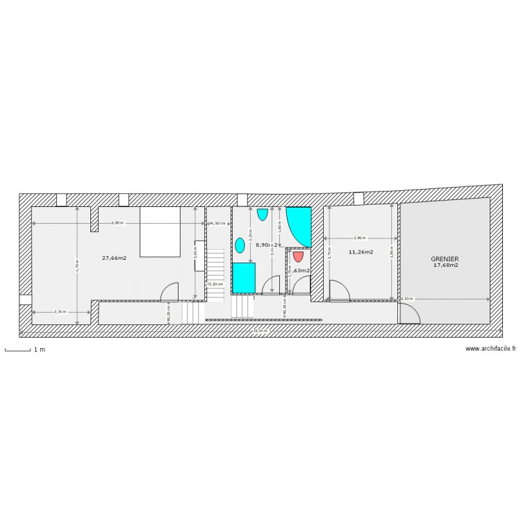 MAISON ANCIENNE HAUT 0210. Plan de 0 pièce et 0 m2