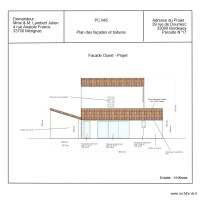 PC - Facade Ouest avec extension projet V6