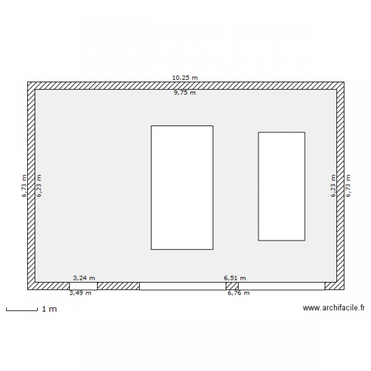 GARAGE COTE NORD. Plan de 0 pièce et 0 m2