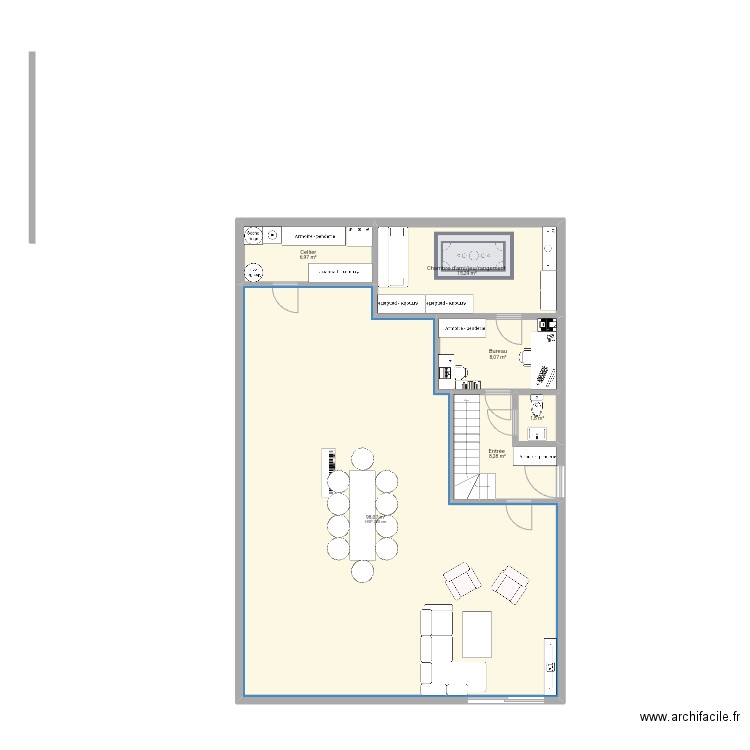 MaisonLouis. Plan de 6 pièces et 138 m2