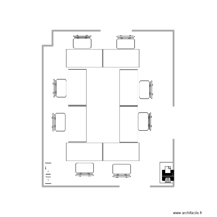 salle formation . Plan de 0 pièce et 0 m2