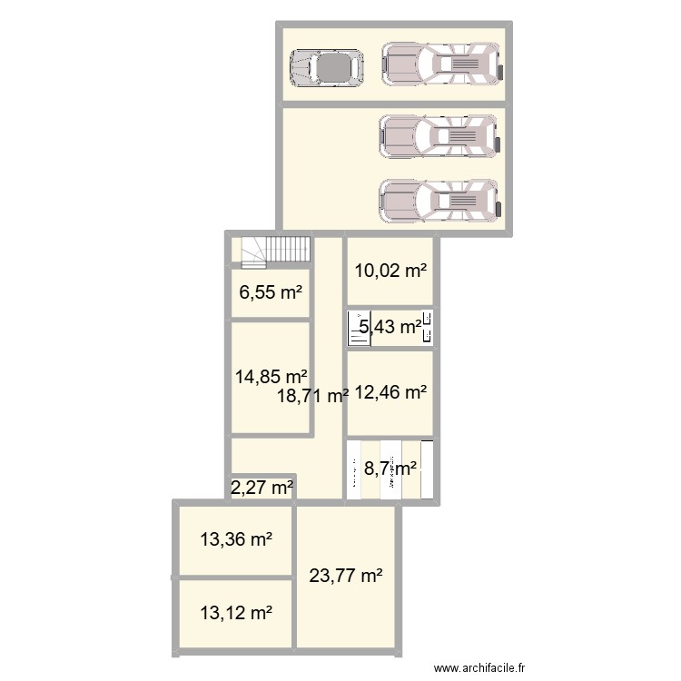 stgreg. Plan de 17 pièces et 322 m2