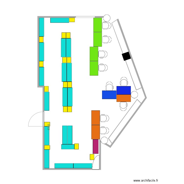 salle prépa BNF 4. Plan de 0 pièce et 0 m2