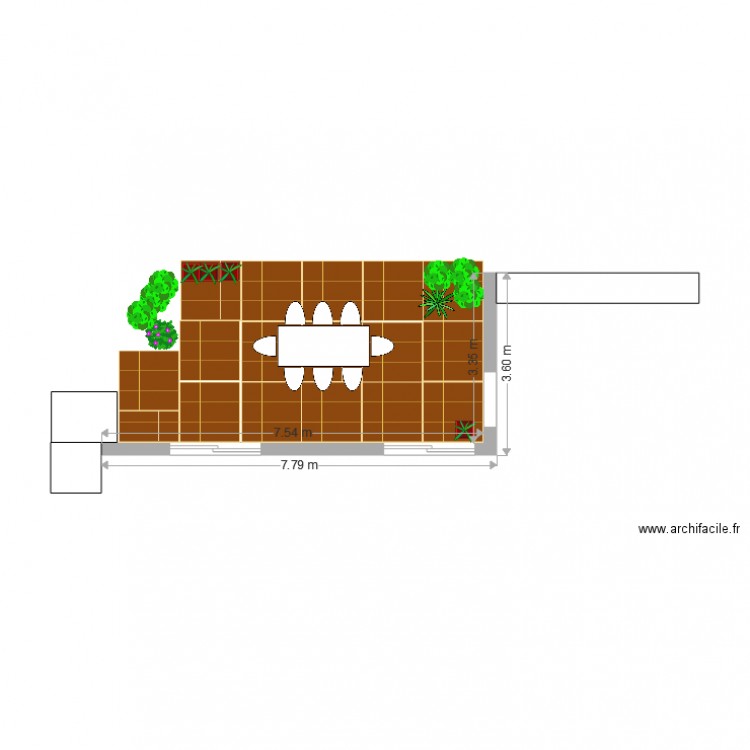 terrasse 2. Plan de 0 pièce et 0 m2