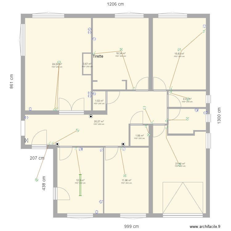 Rodriguez électricité. Plan de 0 pièce et 0 m2