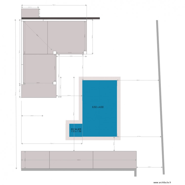 Dalle piscine pool bar en L 2706 2. Plan de 0 pièce et 0 m2