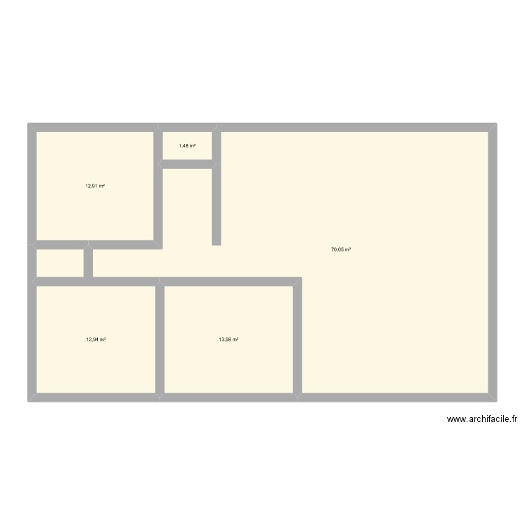 maison. Plan de 5 pièces et 111 m2