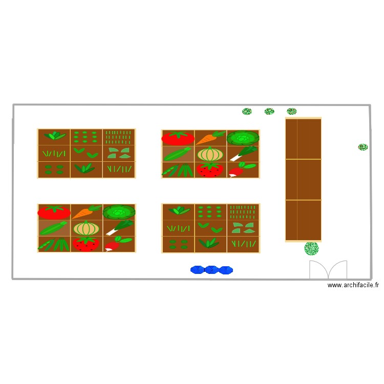 jardin formatif niveau haut. Plan de 0 pièce et 0 m2