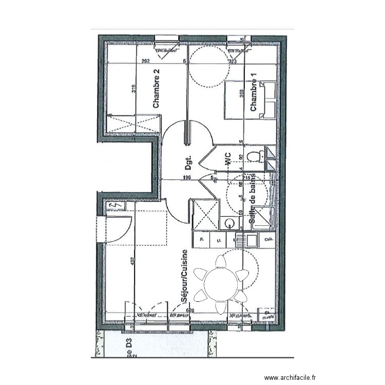 131 pas notre. Plan de 0 pièce et 0 m2