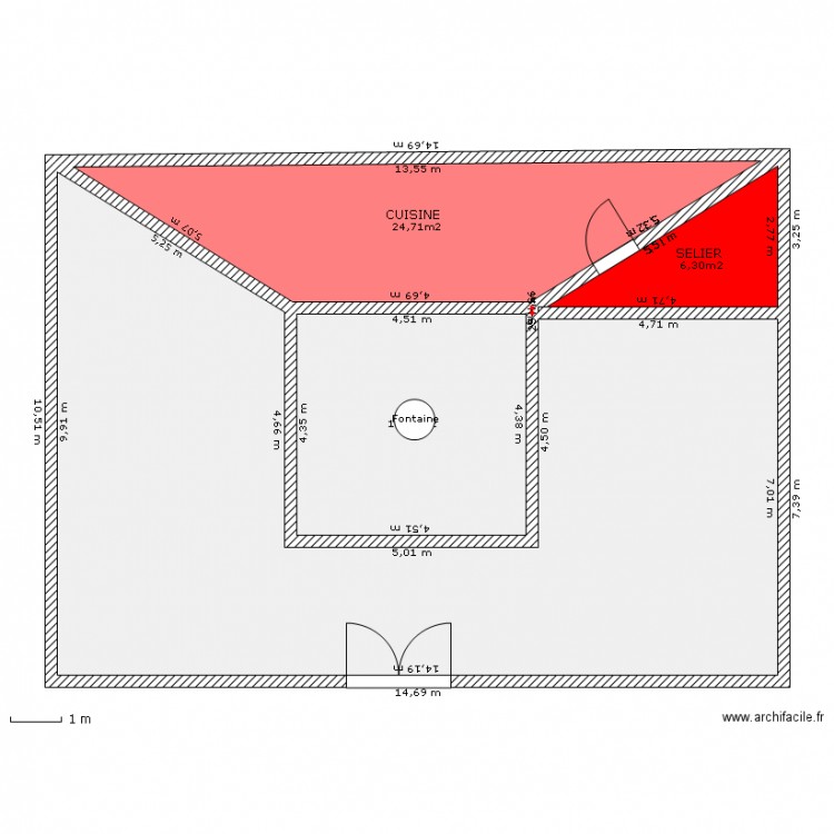 AUBERGE DE JEUNESSE. Plan de 0 pièce et 0 m2