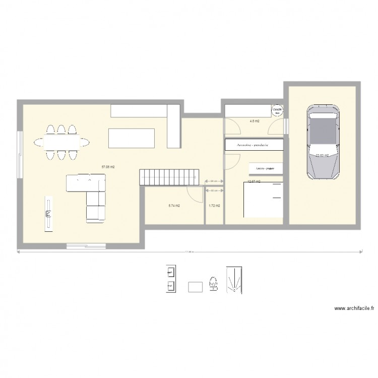 Plan maison 6. Plan de 0 pièce et 0 m2