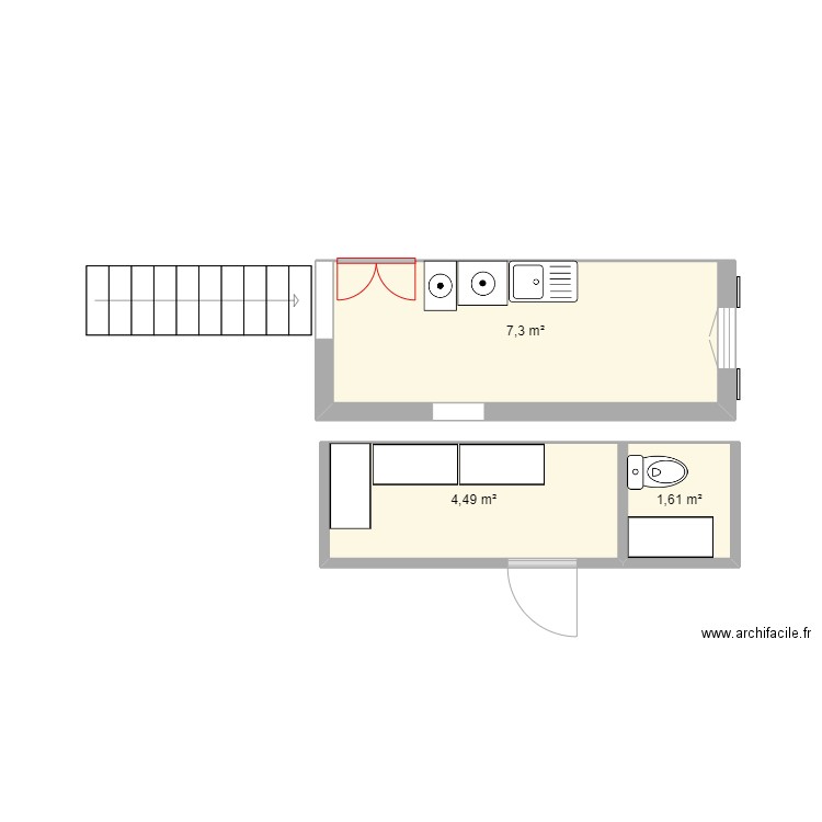 BUANDERIE. Plan de 0 pièce et 0 m2