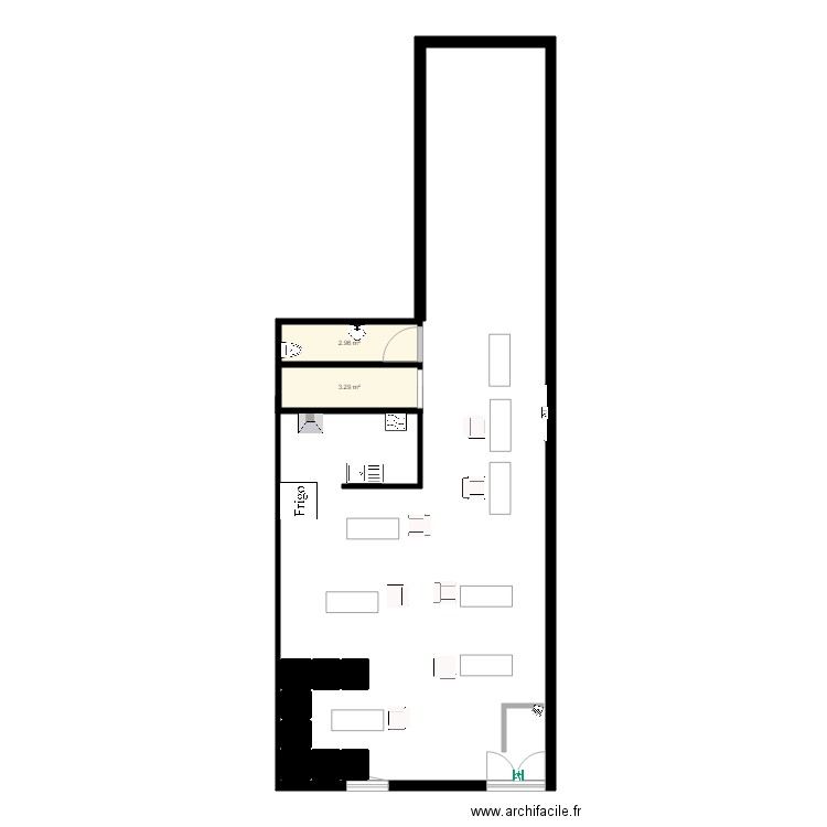 Essaie 4 plan salon de thé. Plan de 0 pièce et 0 m2