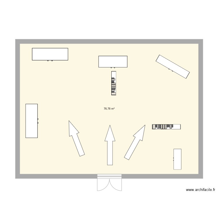 La poste. Plan de 0 pièce et 0 m2