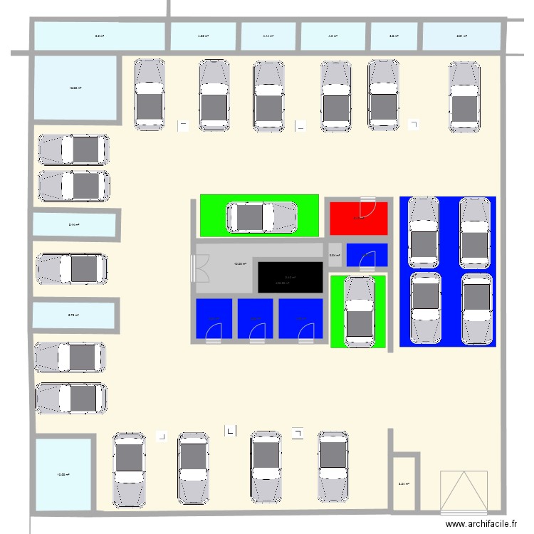 Parking v2. Plan de 0 pièce et 0 m2