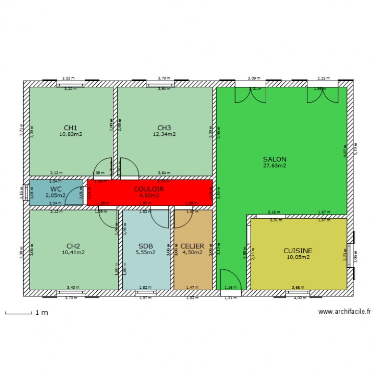 MAISON3. Plan de 0 pièce et 0 m2