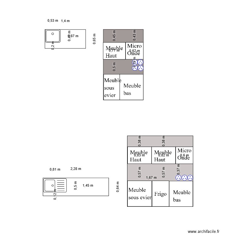 Infirmerie 28m². Plan de 0 pièce et 0 m2