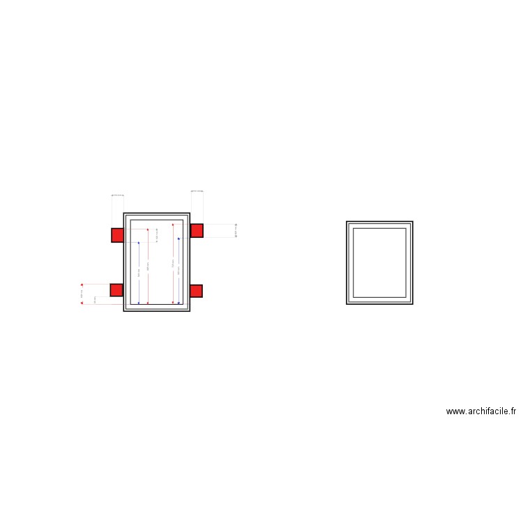 cotation renforts louis. Plan de 0 pièce et 0 m2