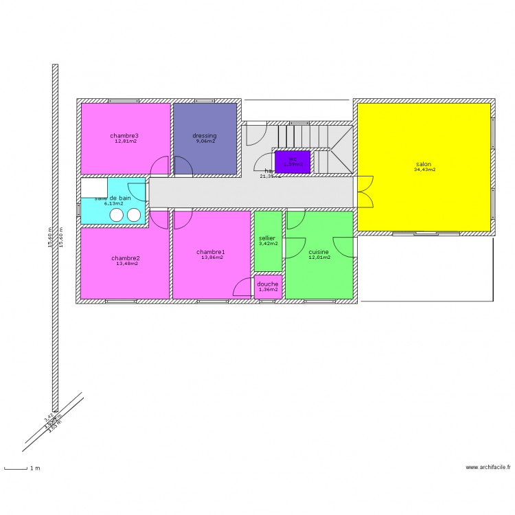 Maison togo. Plan de 0 pièce et 0 m2