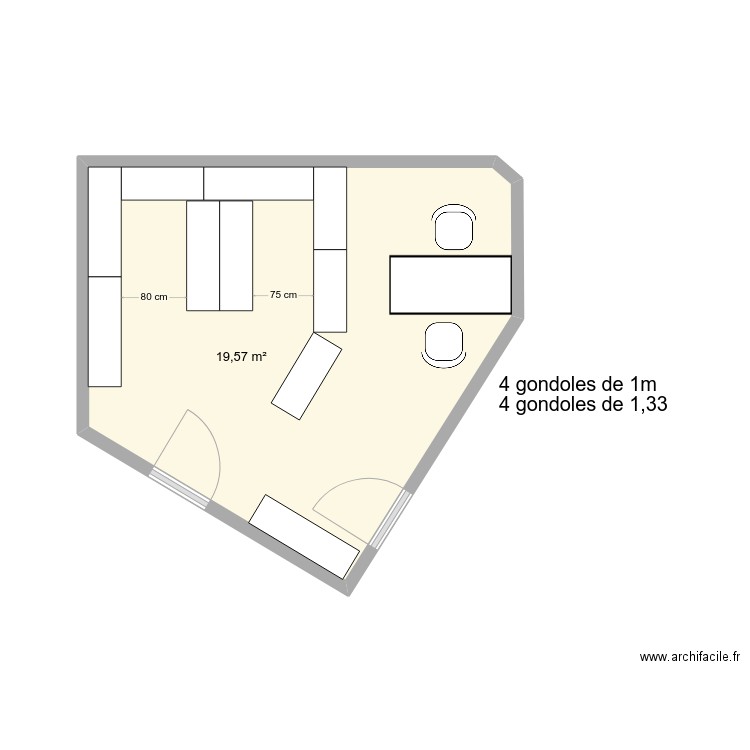 bureau SPP. Plan de 0 pièce et 0 m2