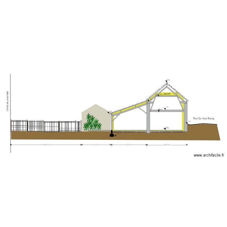 COUPE 3A. Plan de 0 pièce et 0 m2