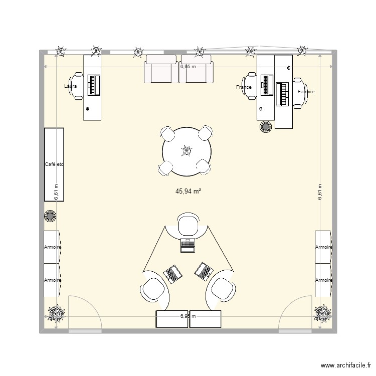 Nouveau bureau 2022. Plan de 0 pièce et 0 m2