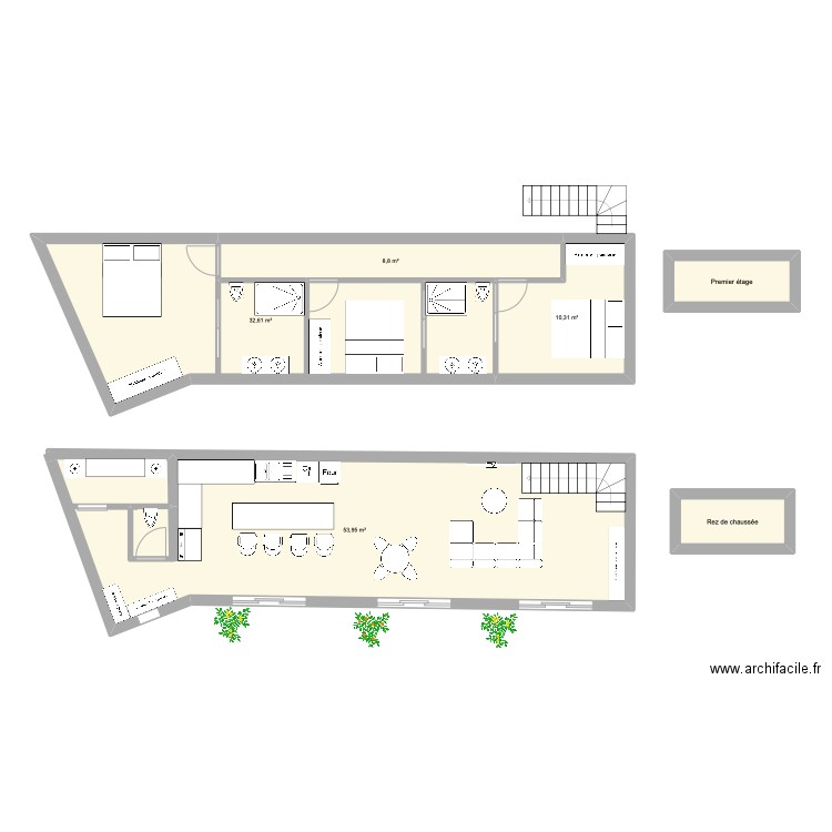 Maison Darcy n°2. Plan de 0 pièce et 0 m2