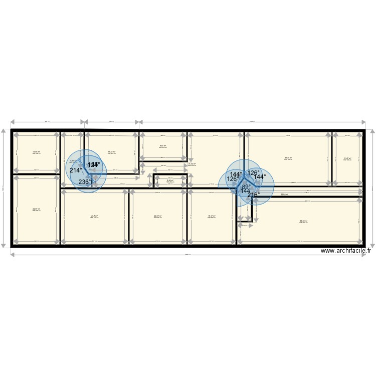 Batiment location Eurofi. Plan de 0 pièce et 0 m2