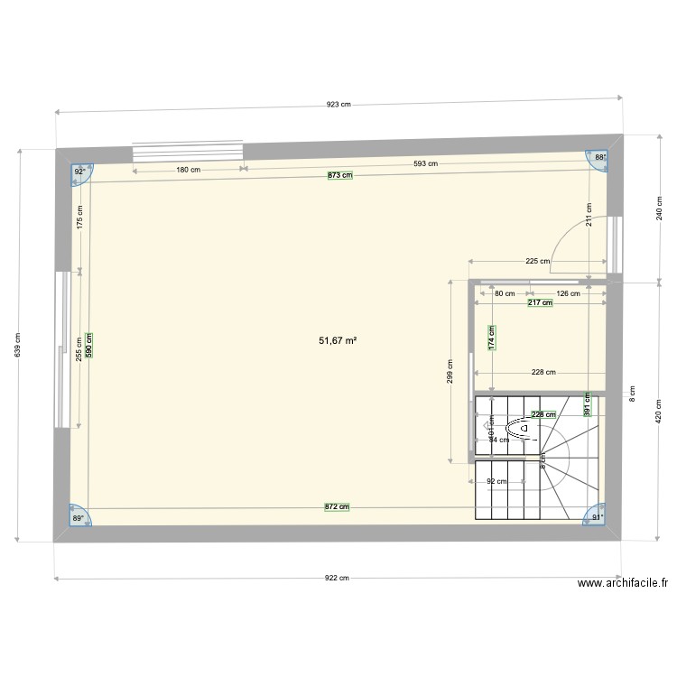 RDC Tamara. Plan de 0 pièce et 0 m2