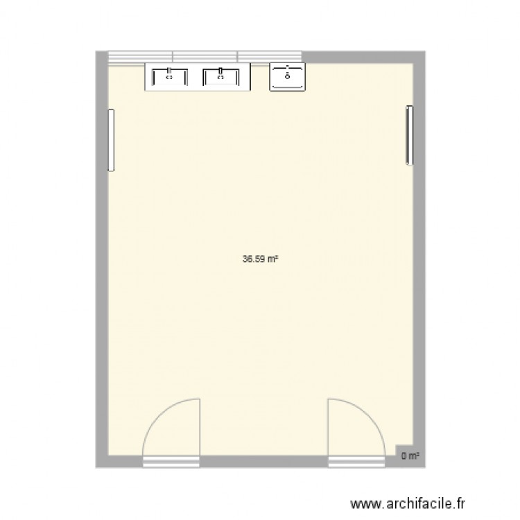 Plan Vestiaire Projet EE. Plan de 0 pièce et 0 m2