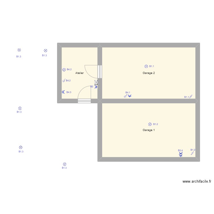 Cyril Garage. Plan de 0 pièce et 0 m2