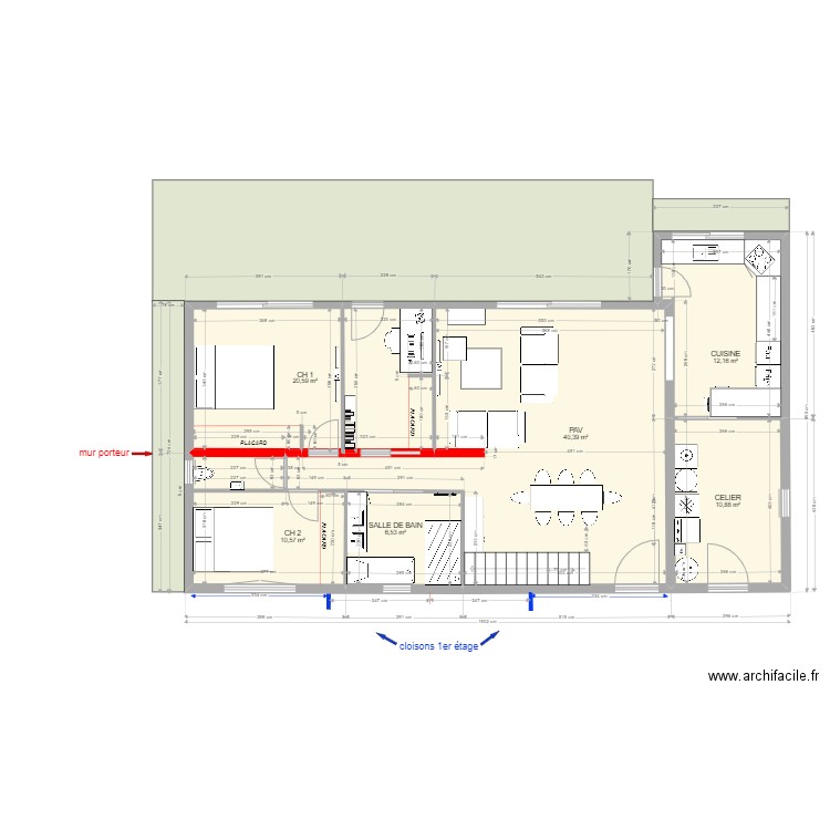 RENOVATION TEST 11. Plan de 0 pièce et 0 m2