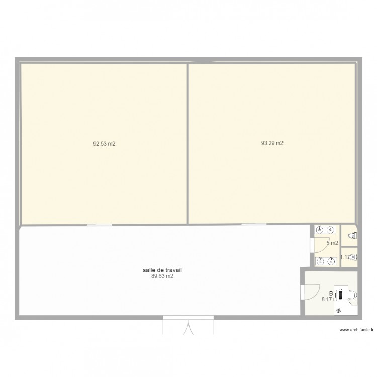 Entrepot Frigorifique Plan 7 Pieces 291 M2 Dessine Par Gharbia86