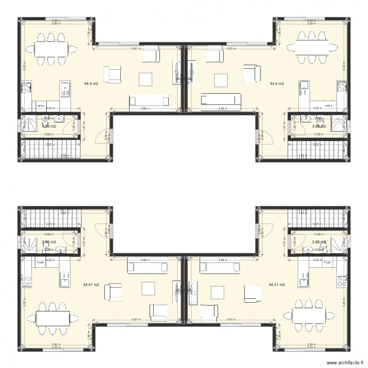 MAISON NON MODIFIE. Plan de 0 pièce et 0 m2