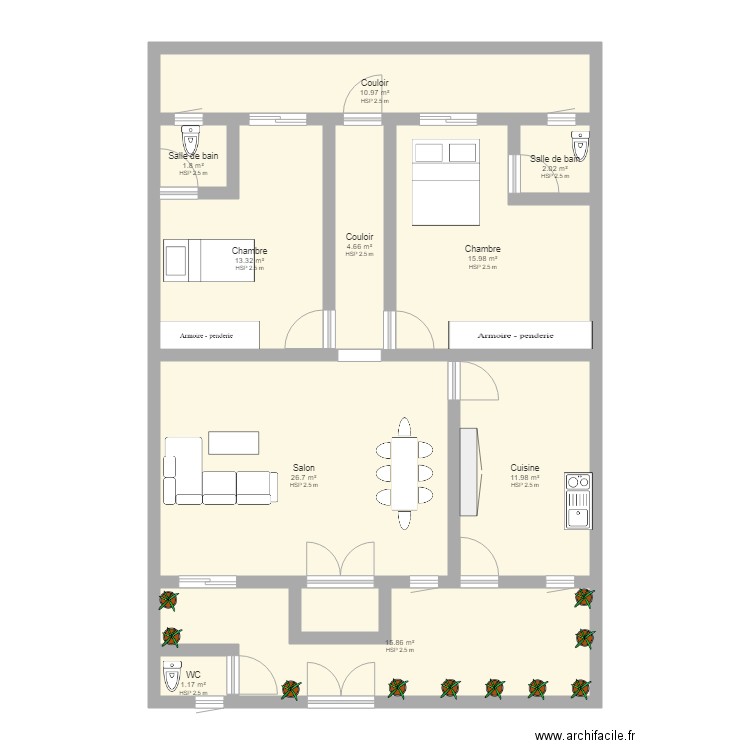 A LOUER AMELIORE. Plan de 0 pièce et 0 m2