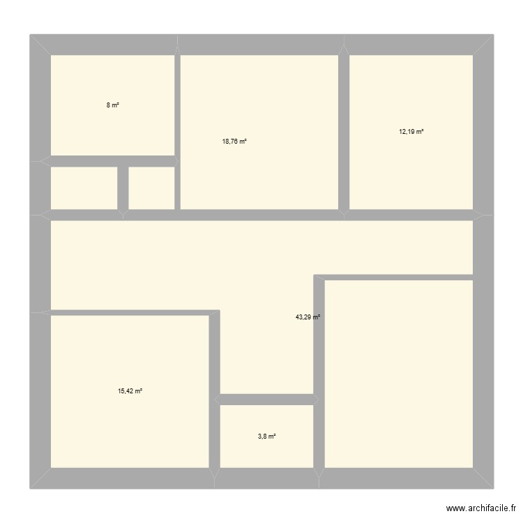 gerard57200. Plan de 6 pièces et 101 m2