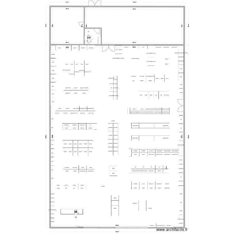 Autun 1. Plan de 3 pièces et 724 m2