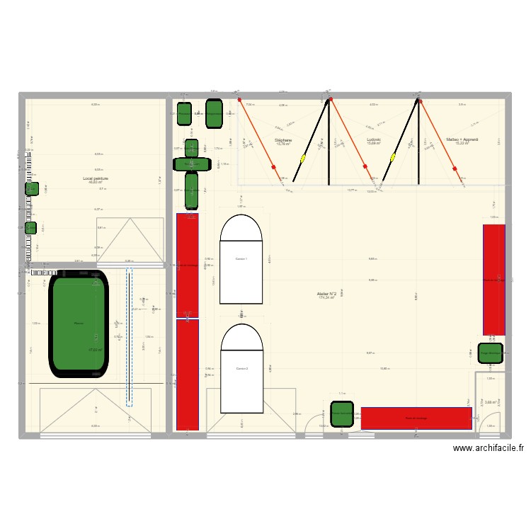 Batiments DO plasma. Plan de 0 pièce et 0 m2